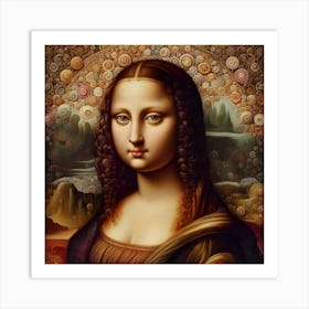 Mona Lisa Painting Art Print