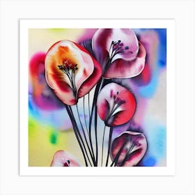 Watercolor Floral Art Print