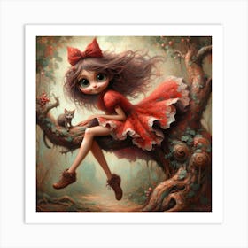 Little Red Riding Hood 1 Art Print