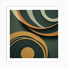 Flowing Stone Tri Tone_#11 Art Print