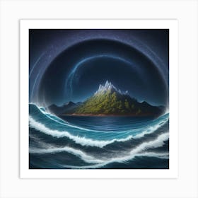 Island In The Sky Art Print