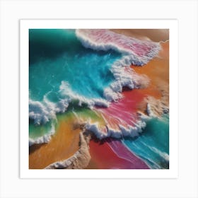 Rainbow Ocean Art Print