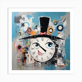 Clock Face Art Print
