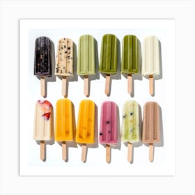 Popsicles 18 Art Print