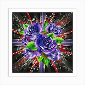 Gorgeous colorful spring flowers 8 Art Print