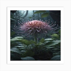 Flower In The Forest 2 Art Print