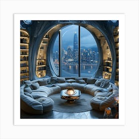 Hong Kong Living Room Art Print