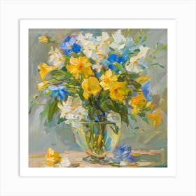 Flowers In A Vase 77 Art Print