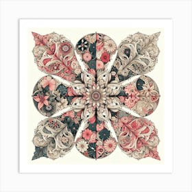 Floral patterns Art Print