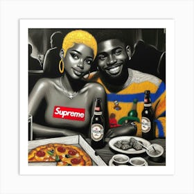 Supreme Couple 19 Art Print