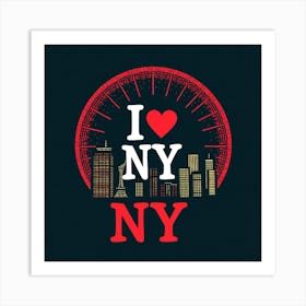 I Love New York 2 Art Print