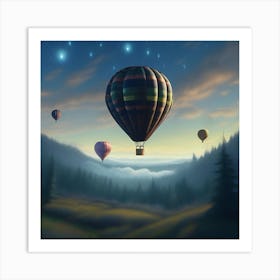 Hot Air Balloons 1 Art Print