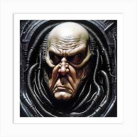 Alien Head Art Print