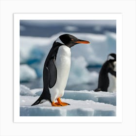 Antarctic Penguins 6 Art Print