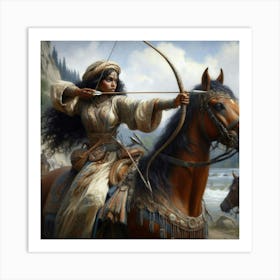 Archer Woman48 Art Print