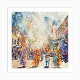 Venetian Carnival Art Print