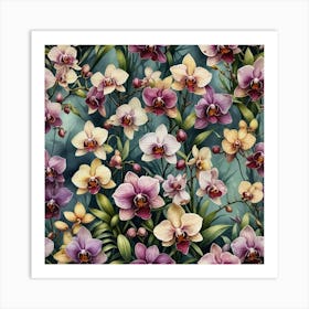 Orchids Art Print