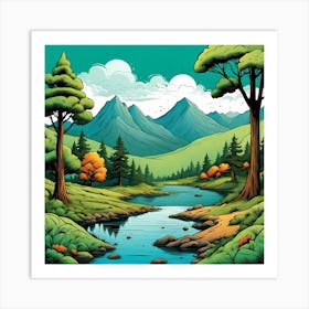 Tranquil Vista Art Print