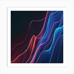 Abstract Wave Pattern 13 Art Print