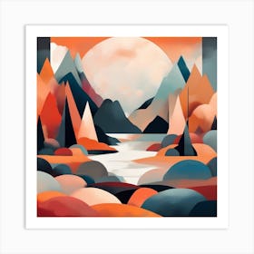 Horizons Art, Landscape Art Print