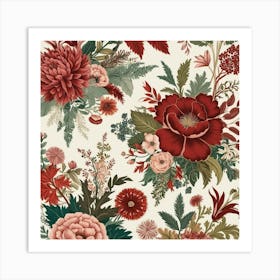 Floral Pattern 8 Art Print