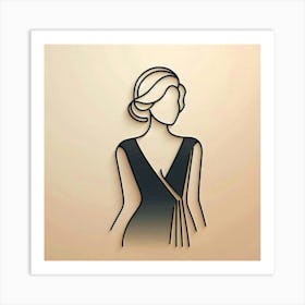 A sophisticated lady 1 Art Print