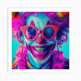 Clown Portrait Art Print