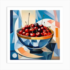 Cherries In A Bowl 2 Art Print