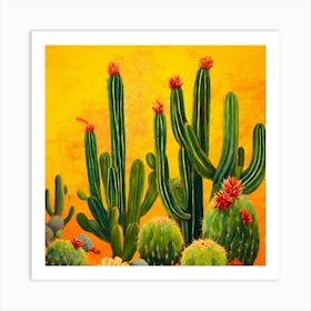 Cactus Garden Art Print