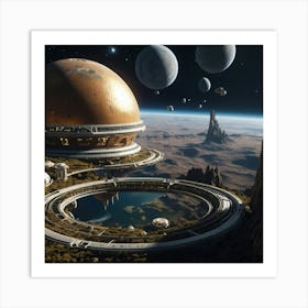 Space Station 1 Art Print