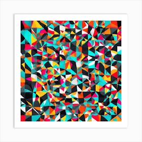 Abstract Geometric Pattern 5 Art Print