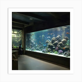 Aquarium Stock Videos & Royalty-Free Footage Art Print