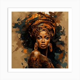 African Woman 57 Art Print