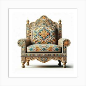 Ornate Chair 12 Art Print