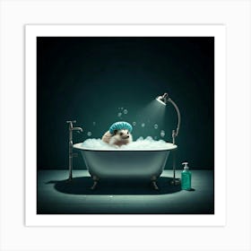 Hedgehog In The Bath Affiche