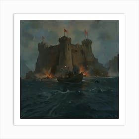 Viking Castle Art Print