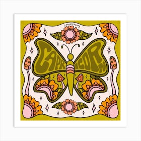 Capricorn Butterfly Art Print