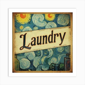 Laundry Art Print