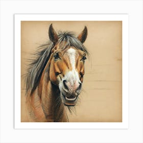 Horse Portrait 9 Art Print