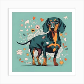 Dachshund 1 Art Print