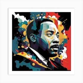 Martin Luther King Jr. 32 Art Print