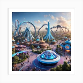 Disney'S World Of Fantasy Art Print