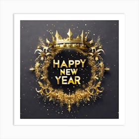 Happy New Year 76 Art Print