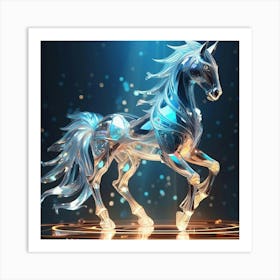 Caballo De Cristal Art Print