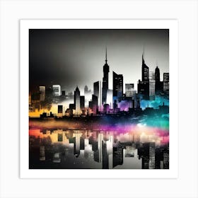 New York City Skyline 56 Art Print