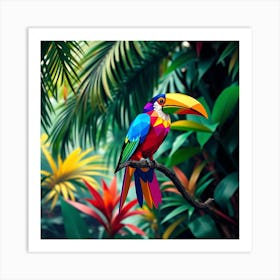 Colorful Toucan Art Print