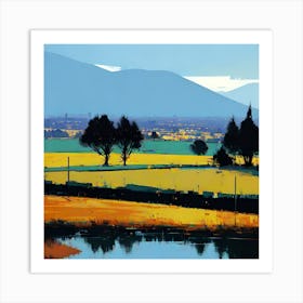 View Of A Field Art Print