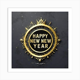 Happy New Year 128 Art Print