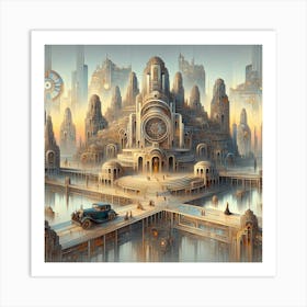 Deco Nexus Art Print