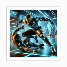 A Sci Fi Depiction Of Darius Krylov Demonstrating Art Print